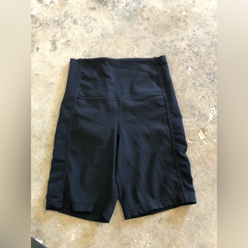 Glyder High-Rise Black Women's Bike Shorts Size XS